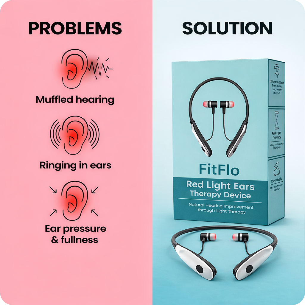 FitFlo™ Red Light Ears Therapy Device