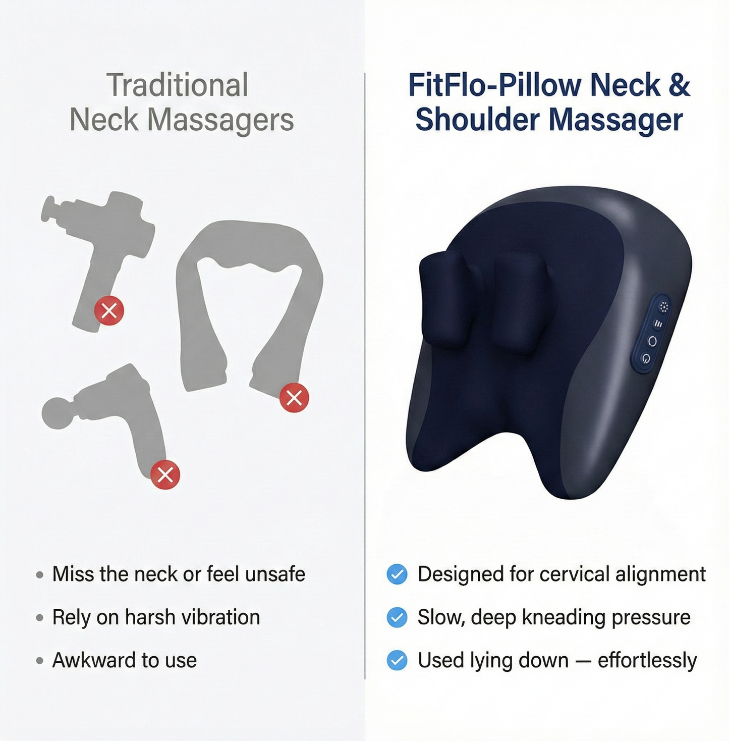FitFlo™ Pillow Neck & Shoulder Massager