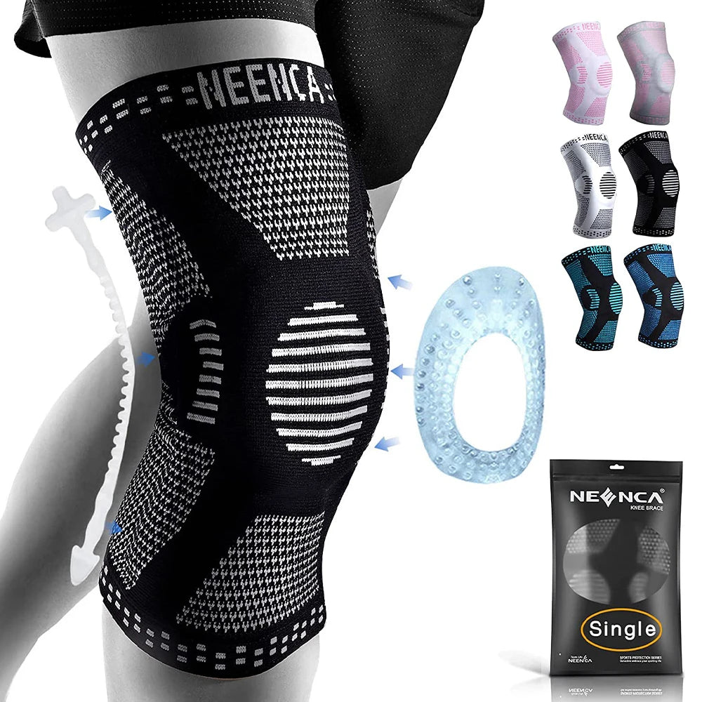 FitFlo Brace With Gel Pad &Side Stabilizers For Knee Pain Sport