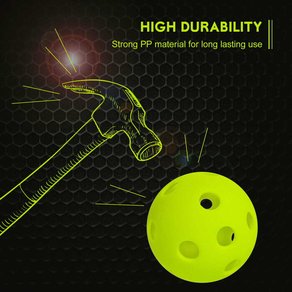 FitFlo Premium Outdoor Pickleballs Set
