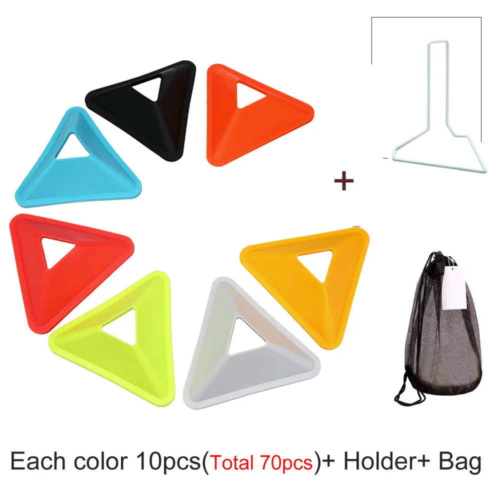 FitFlo Triangle - Cones Soccer Training  Football