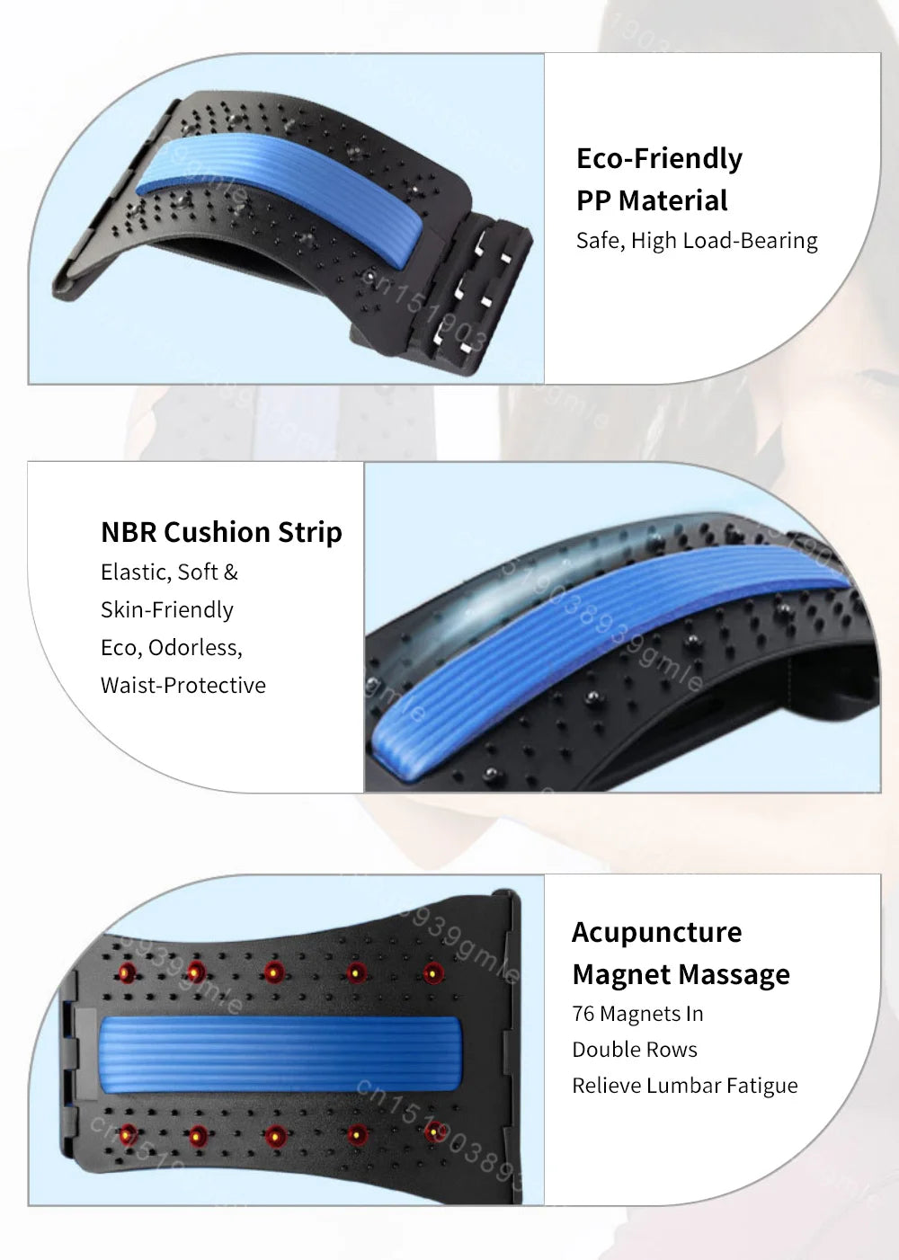 FitFlo Back Stretcher & Lumbar , Multi-Level