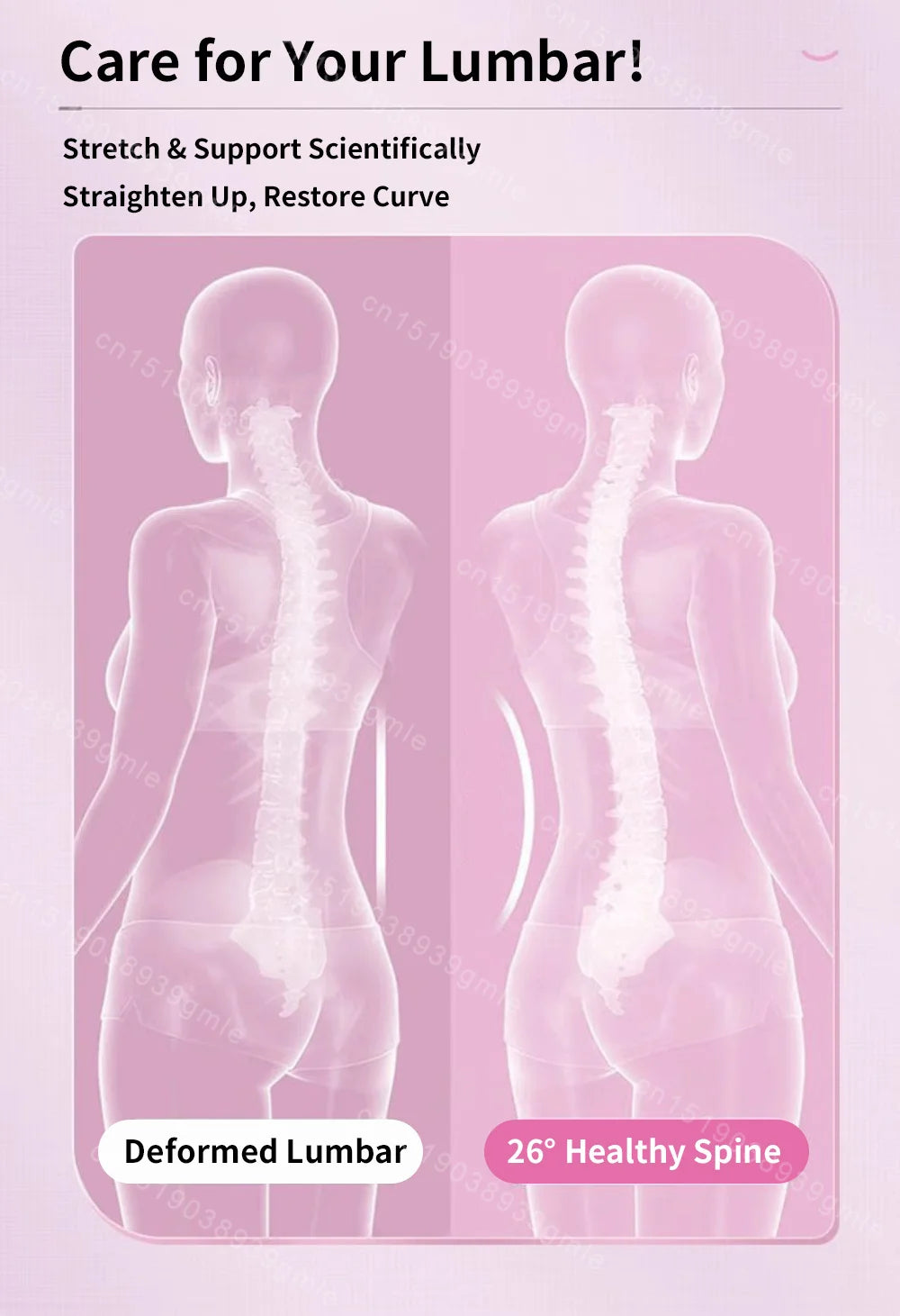 FitFlo Back Stretcher & Lumbar , Multi-Level