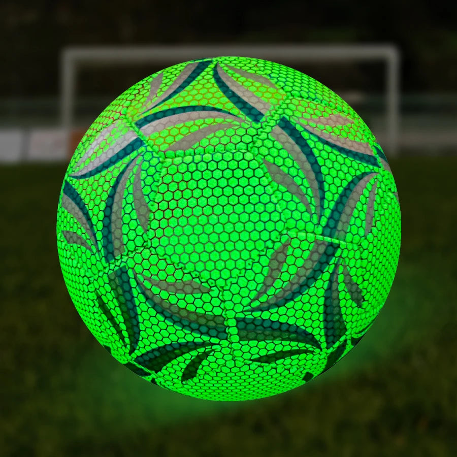 FitFlo Fluorescent Green Professional High-Quality FootBall