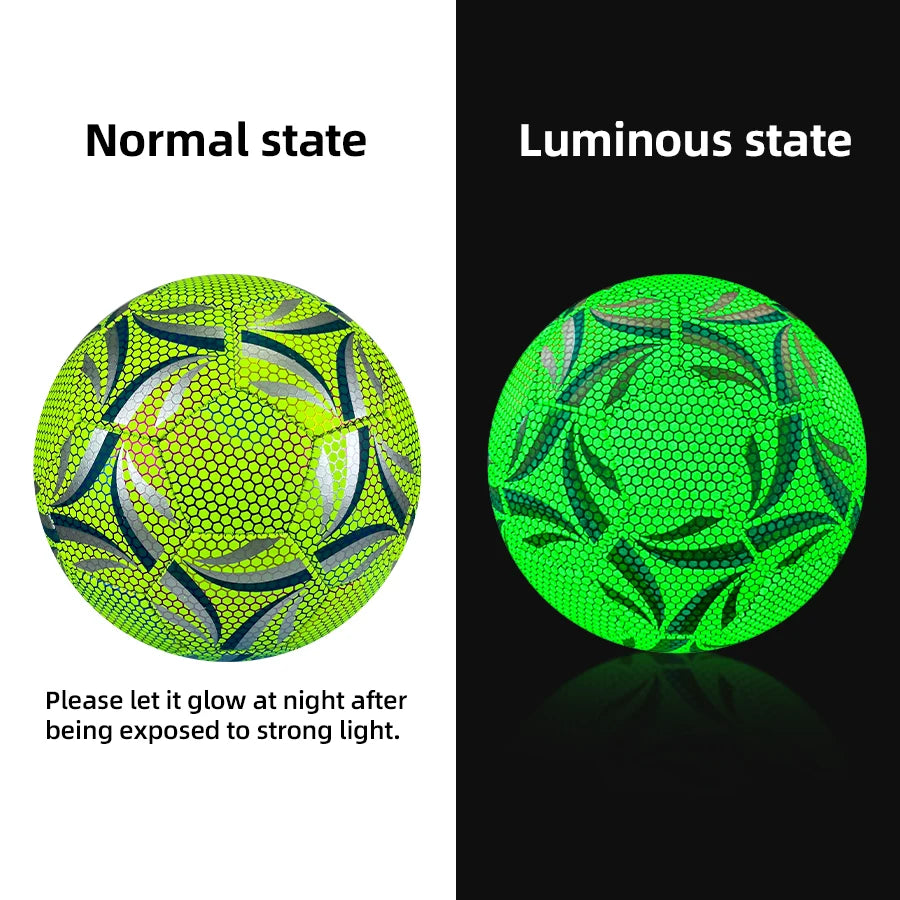 FitFlo Fluorescent Green Professional High-Quality FootBall
