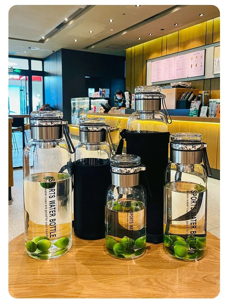 FitFlo  Glass Water Bottle